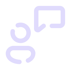 Cartoon person and speech bubble