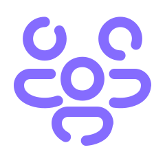 Cartoon group of people